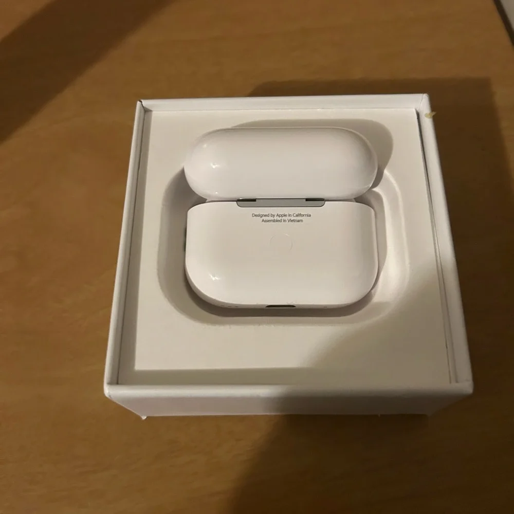 Wireless White Earbuds with Charging Case